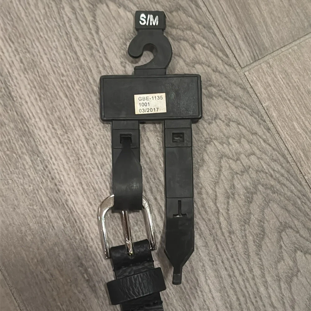 Black Kids Belt Size S/M